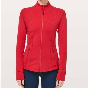 Dark Red Define Jacket Lululemon Size 10